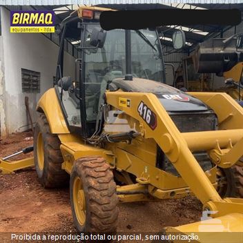 Retro Escavadeira Caterpillar 416E