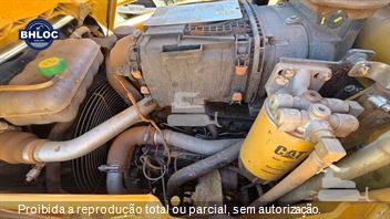 Retro Escavadeira Caterpillar 416