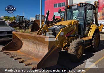 Retro Escavadeira Caterpillar 416