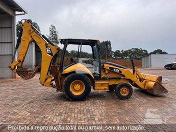 Retro Escavadeira Caterpillar 416E