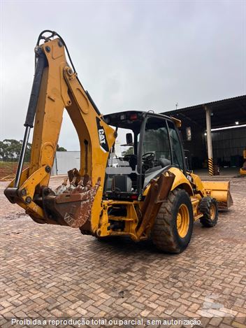 Retro Escavadeira Caterpillar 416E