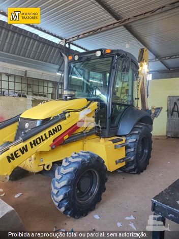 Retro Escavadeira New Holland B110B