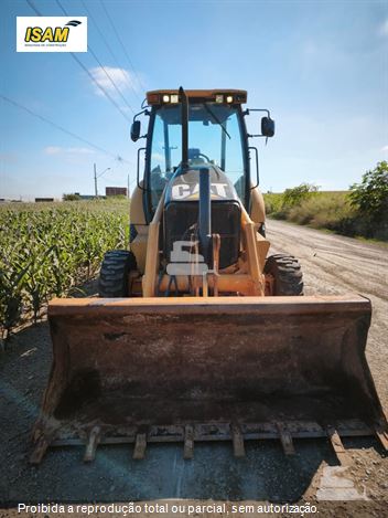 Retro Escavadeira Caterpillar 416E
