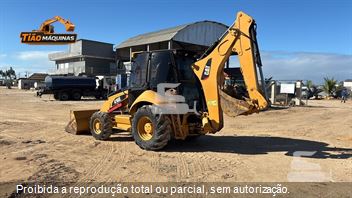 Retro Escavadeira Caterpillar 416E