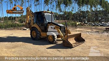 Retro Escavadeira Caterpillar 416E
