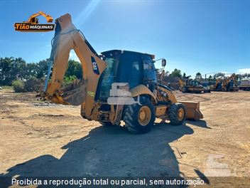 Retro Escavadeira Caterpillar 416E