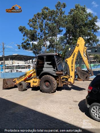 Retro Escavadeira New Holland B110B