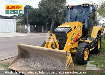 Retro Escavadeira Caterpillar 416