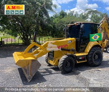 Retro Escavadeira Caterpillar 420