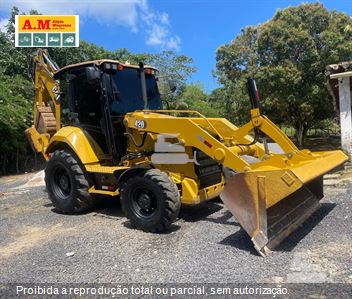 Retro Escavadeira Caterpillar 420