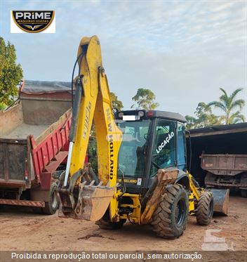 Retro Escavadeira New Holland B110B