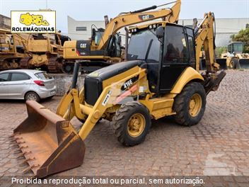 Retro Escavadeira Caterpillar 416E