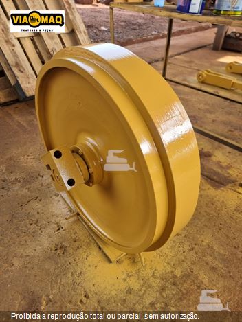 Roda guia trator de esteira caterpillar d6d