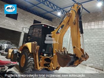 Retro Escavadeira Caterpillar 416F2