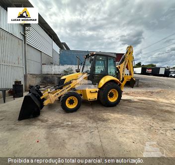 Retro Escavadeira New Holland B110B