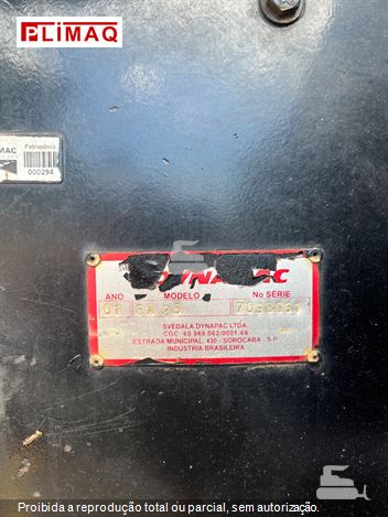 Rolo Compactador Dynapac CA25