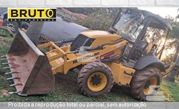 Retro Escavadeira New Holland B95B