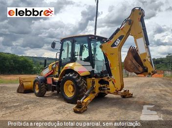 Retro Escavadeira Caterpillar 416F2