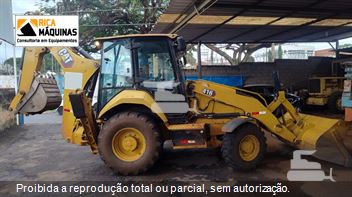 Retro Escavadeira Caterpillar 416
