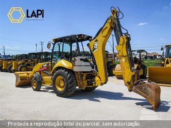 Retro Escavadeira Caterpillar 416E