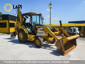 Retro Escavadeira Caterpillar 416E