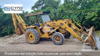 Retro Escavadeira Massey Ferguson MF86