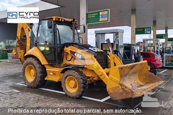 Retro Escavadeira Caterpillar 416E