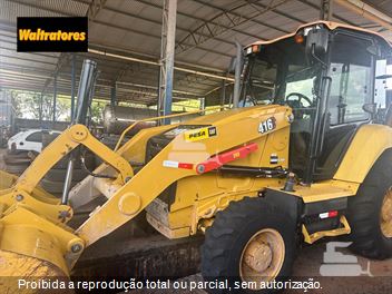 Retro Escavadeira Caterpillar 416