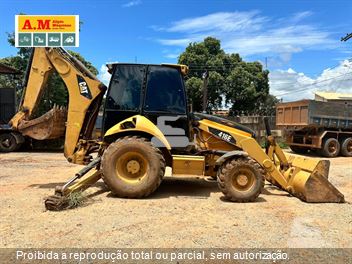 Retro Escavadeira Caterpillar 416E