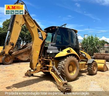 Retro Escavadeira Caterpillar 416E