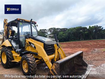 Retro Escavadeira Caterpillar 416E