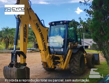 Retro Escavadeira New Holland B110B