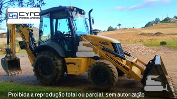 Retro Escavadeira New Holland B110B