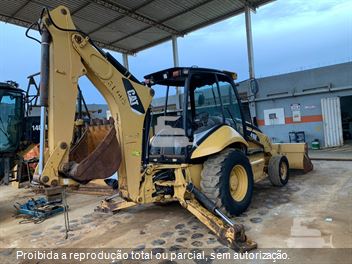 Retro Escavadeira Caterpillar 416E