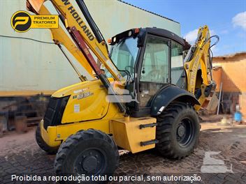 Retro Escavadeira New Holland B95B