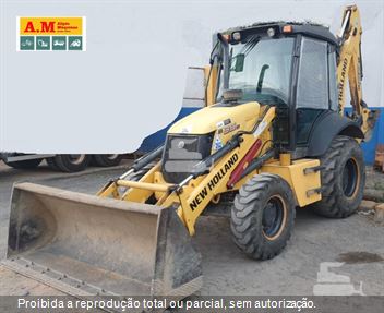 Retro Escavadeira New Holland B95B