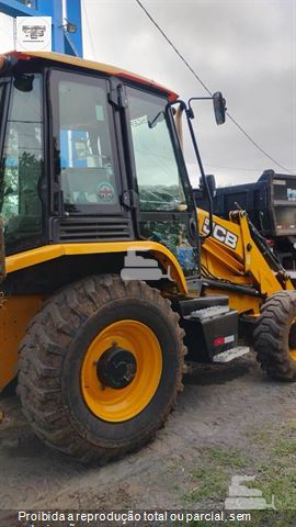 Retro Escavadeira JCB 3CX
