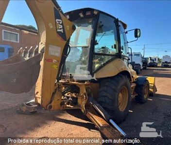 Retro Escavadeira Caterpillar 416E