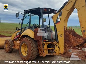 Retro Escavadeira Caterpillar 416E