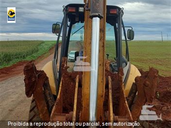 Retro Escavadeira Caterpillar 416E