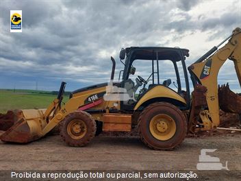 Retro Escavadeira Caterpillar 416E