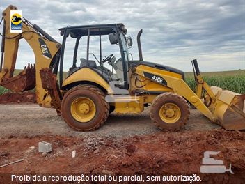Retro Escavadeira Caterpillar 416E