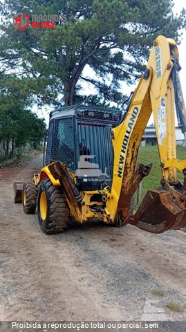 Retro Escavadeira New Holland B95B