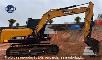 Escavadeira Sany SY135C