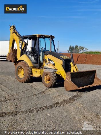 Retro Escavadeira Caterpillar 416E