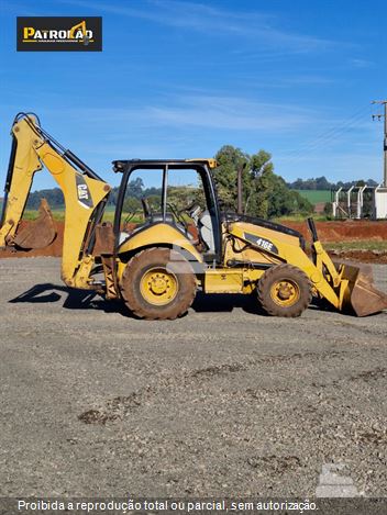 Retro Escavadeira Caterpillar 416E