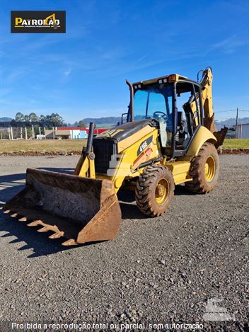 Retro Escavadeira Caterpillar 416E
