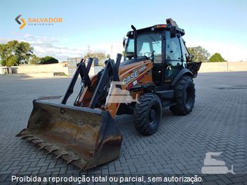 Retro Escavadeira Case 580N