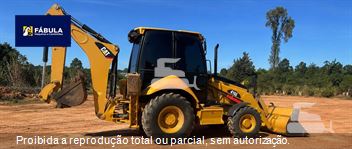 Retro Escavadeira Caterpillar 416E