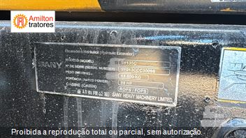 Escavadeira Sany SY135C-9